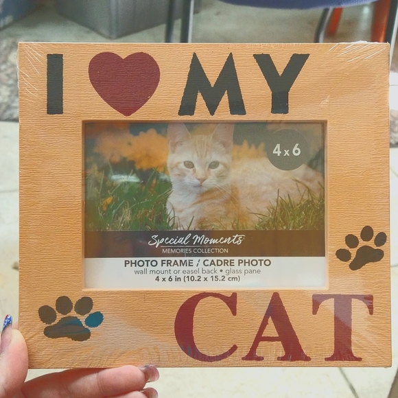 Cat Memory Photo Frame Special Moments | Cat | New Special Moments Memories Collection I Love ...